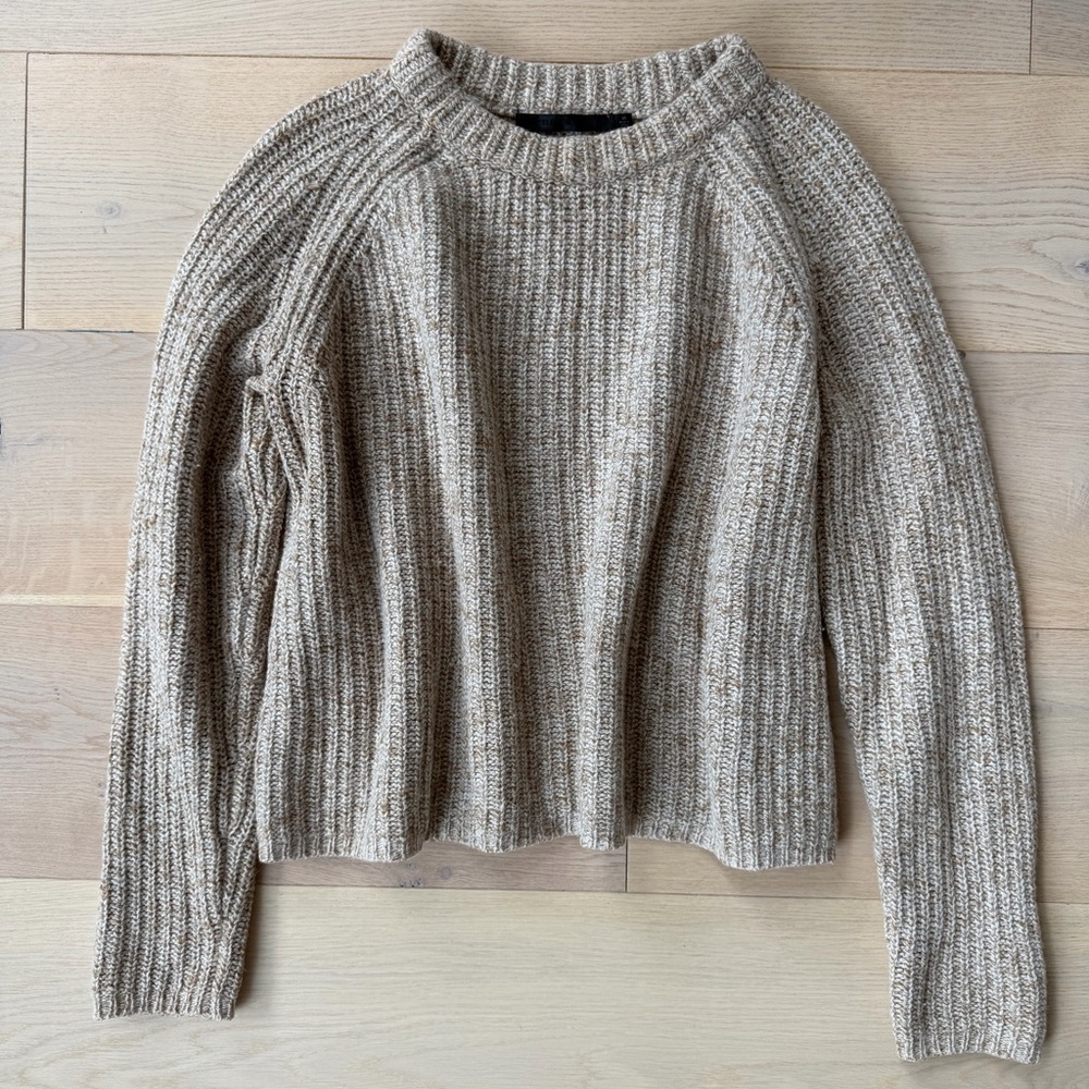 jenni kayne recycled cashmere fisherman sweater - Picture 2 of 5